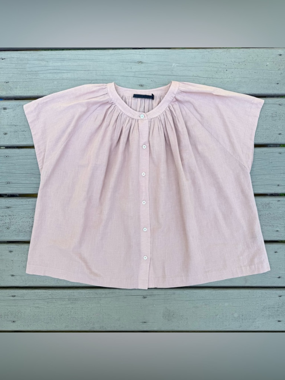 Jenni Kayne Willow Blouse in light blush pink size S - Picture 4 of 13